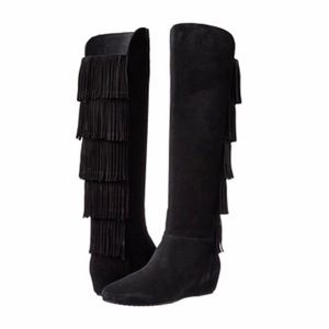 Isola Tavora black suede tall boots